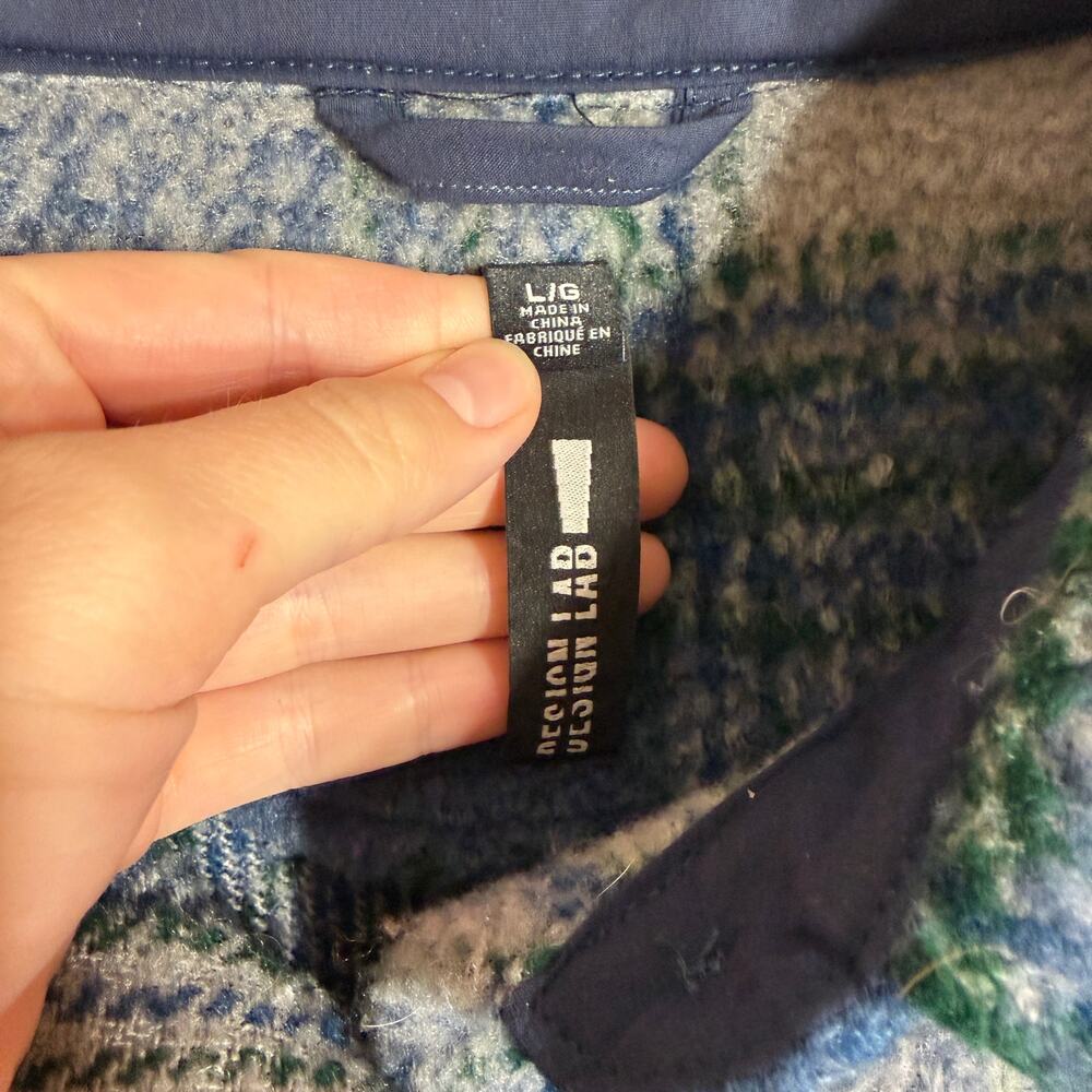 Design Lab Blue Shacket - Picture 2 of 4